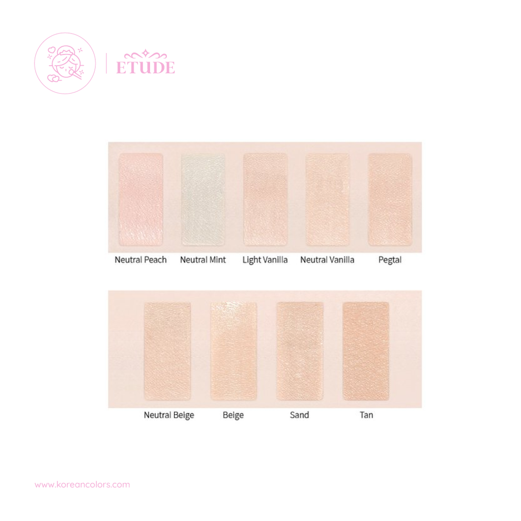 ETUDE Big Cover Skin Fit Concealer Pro swatches