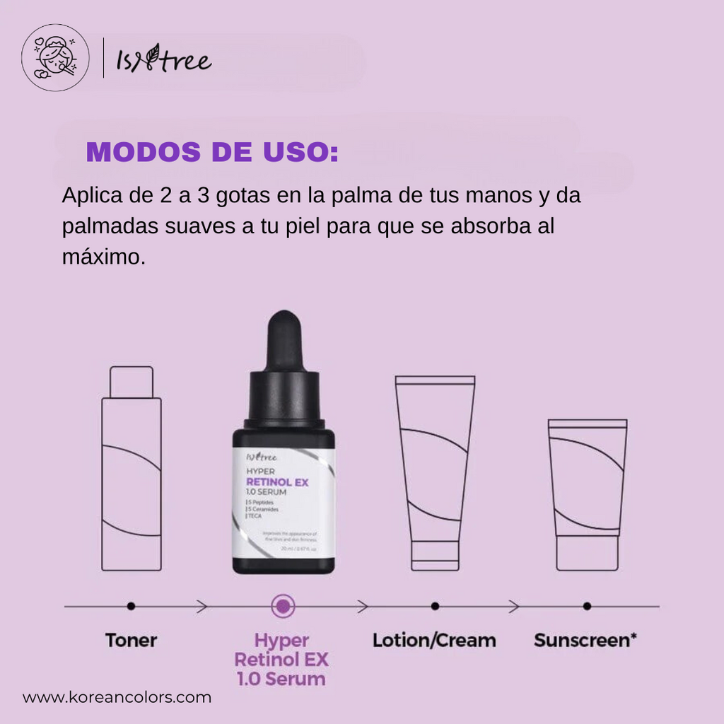 Isntree - Sérum con Retinol Hyper Retinol EX 1.0 Serum