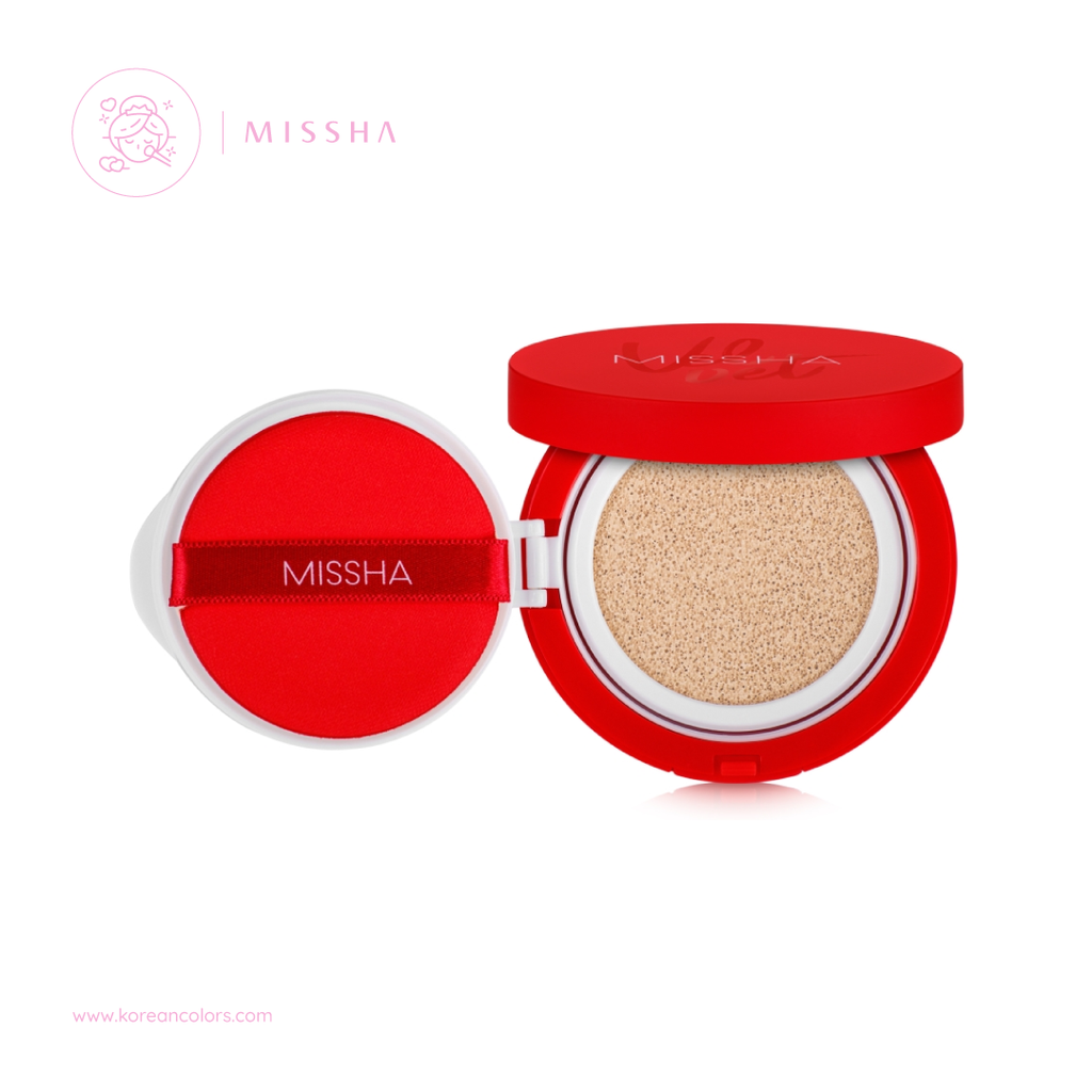 missha velvet finish cushion maquillaje coreano base de maquillaje original mercadolibre rojo tono 23