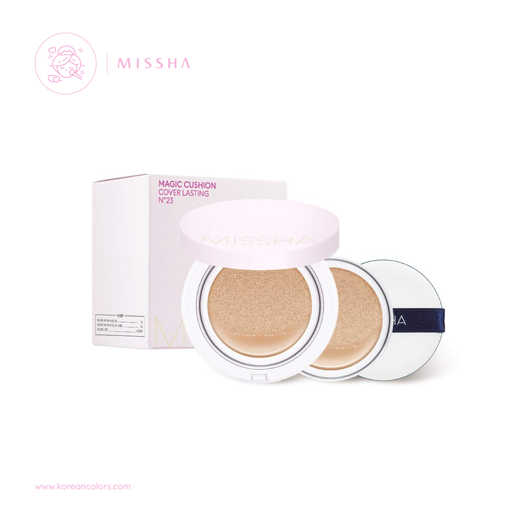 Missha Magic Cushion Cover Lasting Base de maquillaje de alta cobertura 