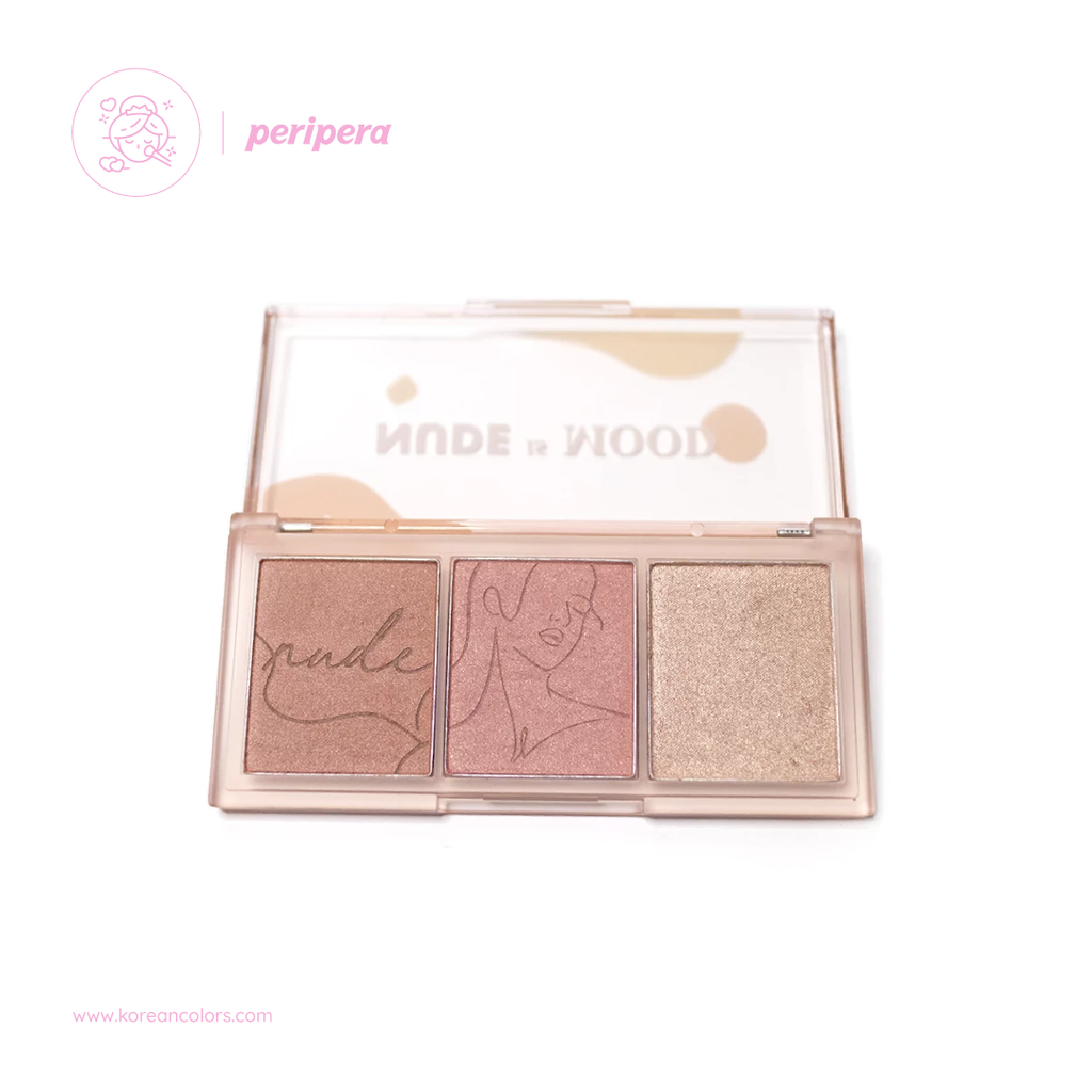 Peripera ALL TAKE MOOD CHEEK PALETTE 01 Nude is Mood maquillaje coreano mercadolibre