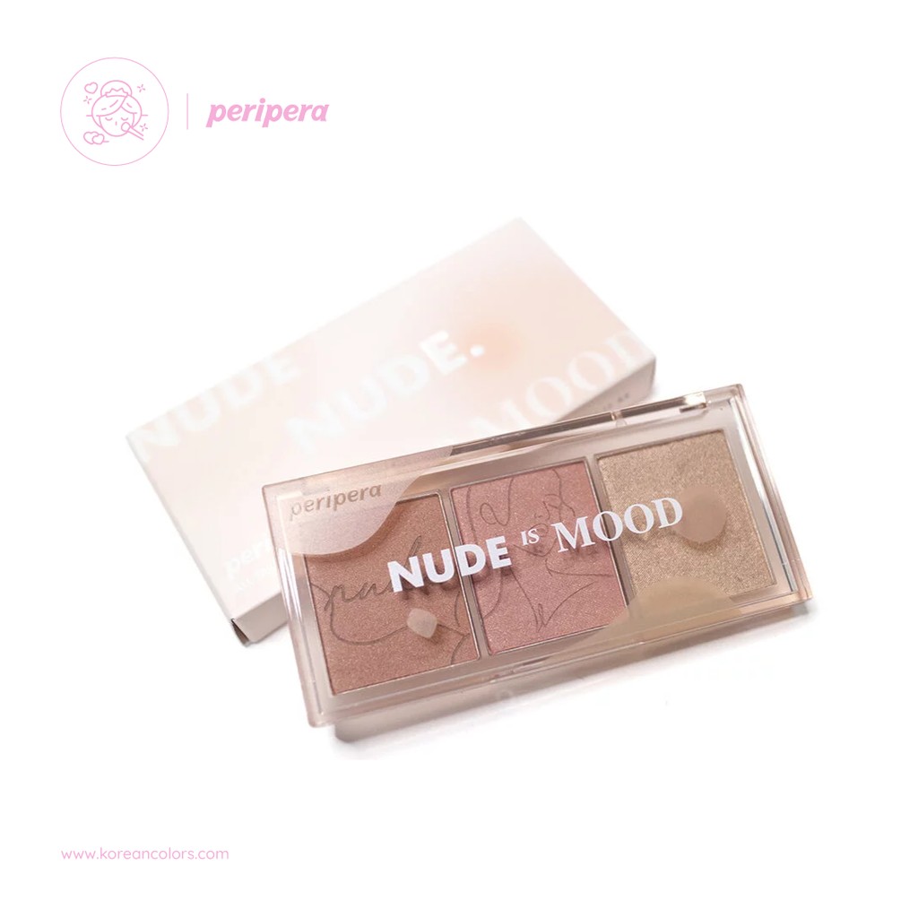 Peripera ALL TAKE MOOD CHEEK PALETTE Nude is Mood