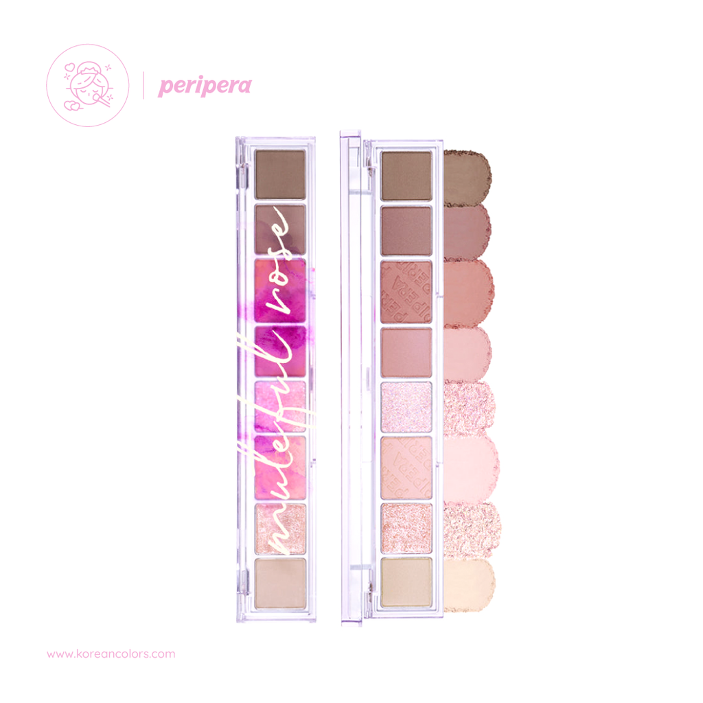 Peripera ALL TAKE MOOD PALETTE 04 Muteful Rose cosmeticos coreanos