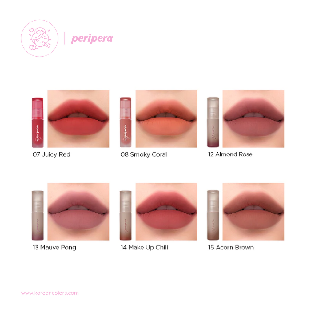 Peripera INK MOOD MATTE TINTA PARA LABIOS COREANA