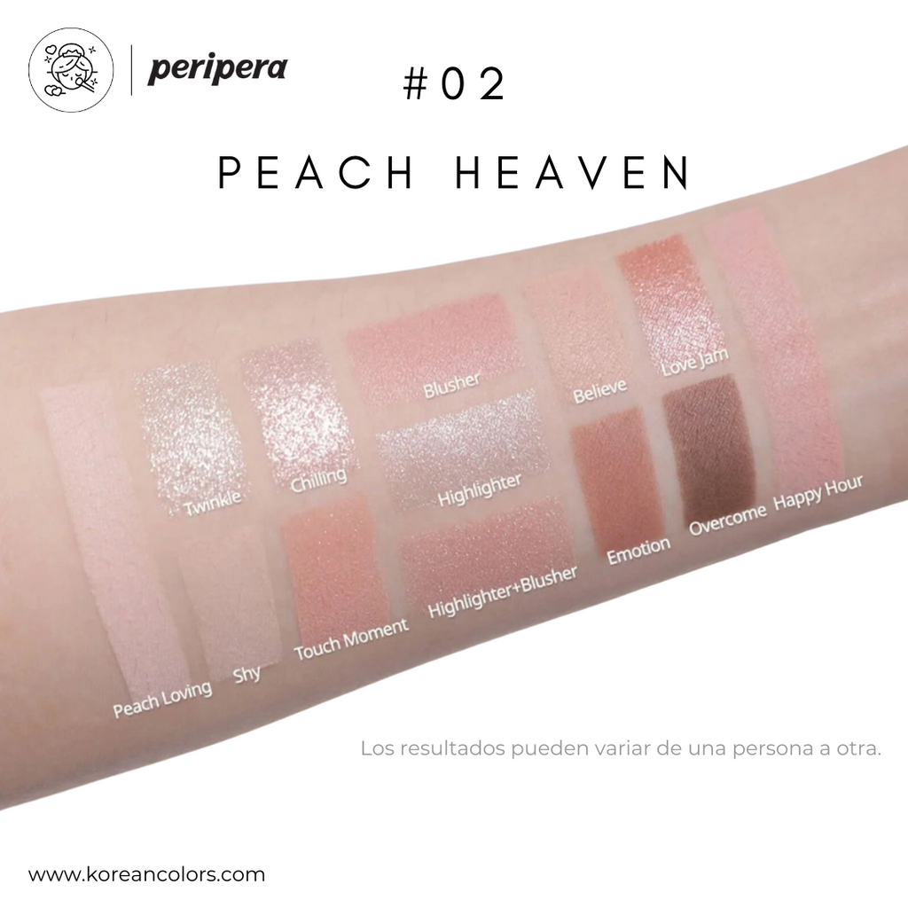 All Take Mood Like Palette Peach Heaven