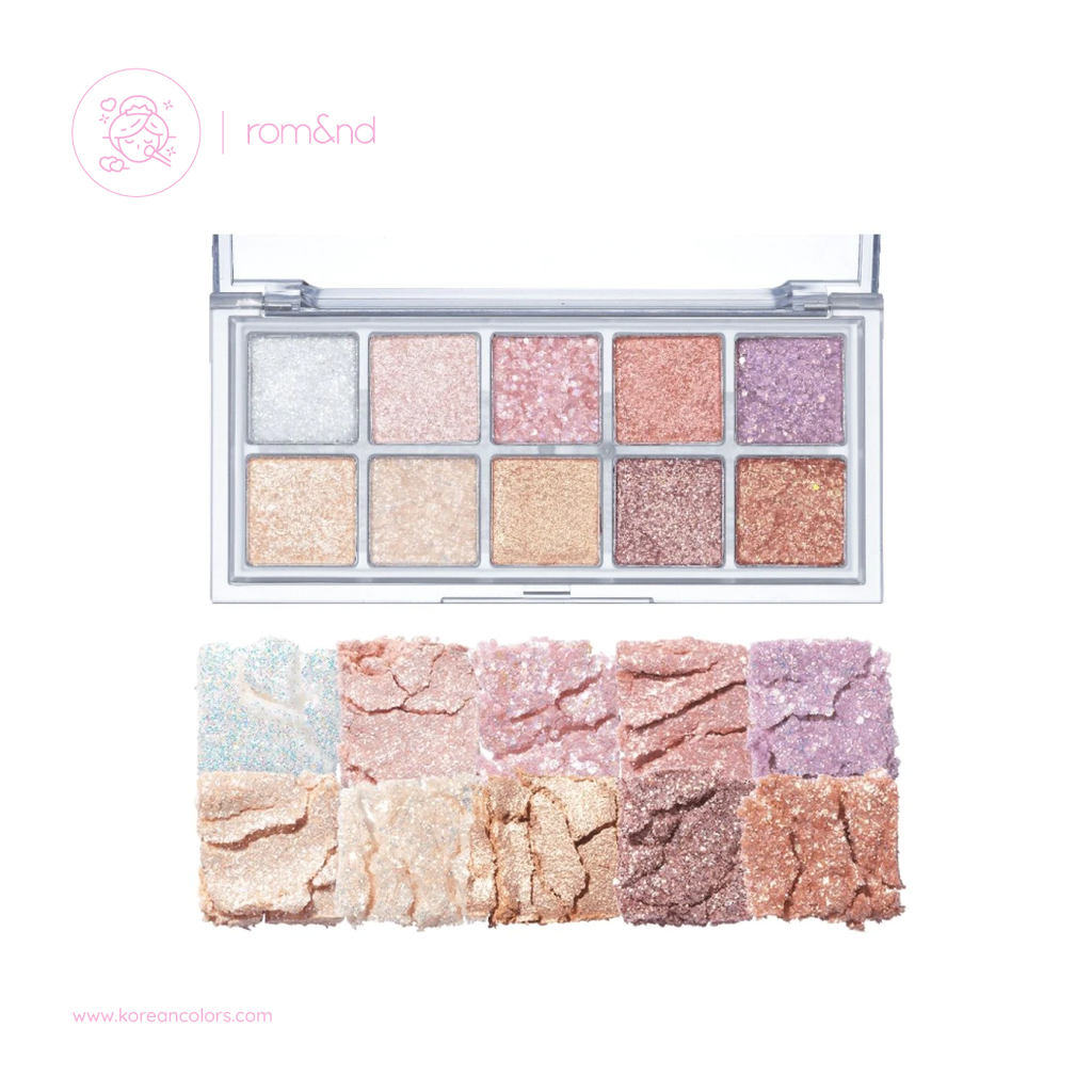 Rom&nd BETTER THAN PALETTE 00 Light & Glitter Garden paleta de maquillaje coreana mercadolibre