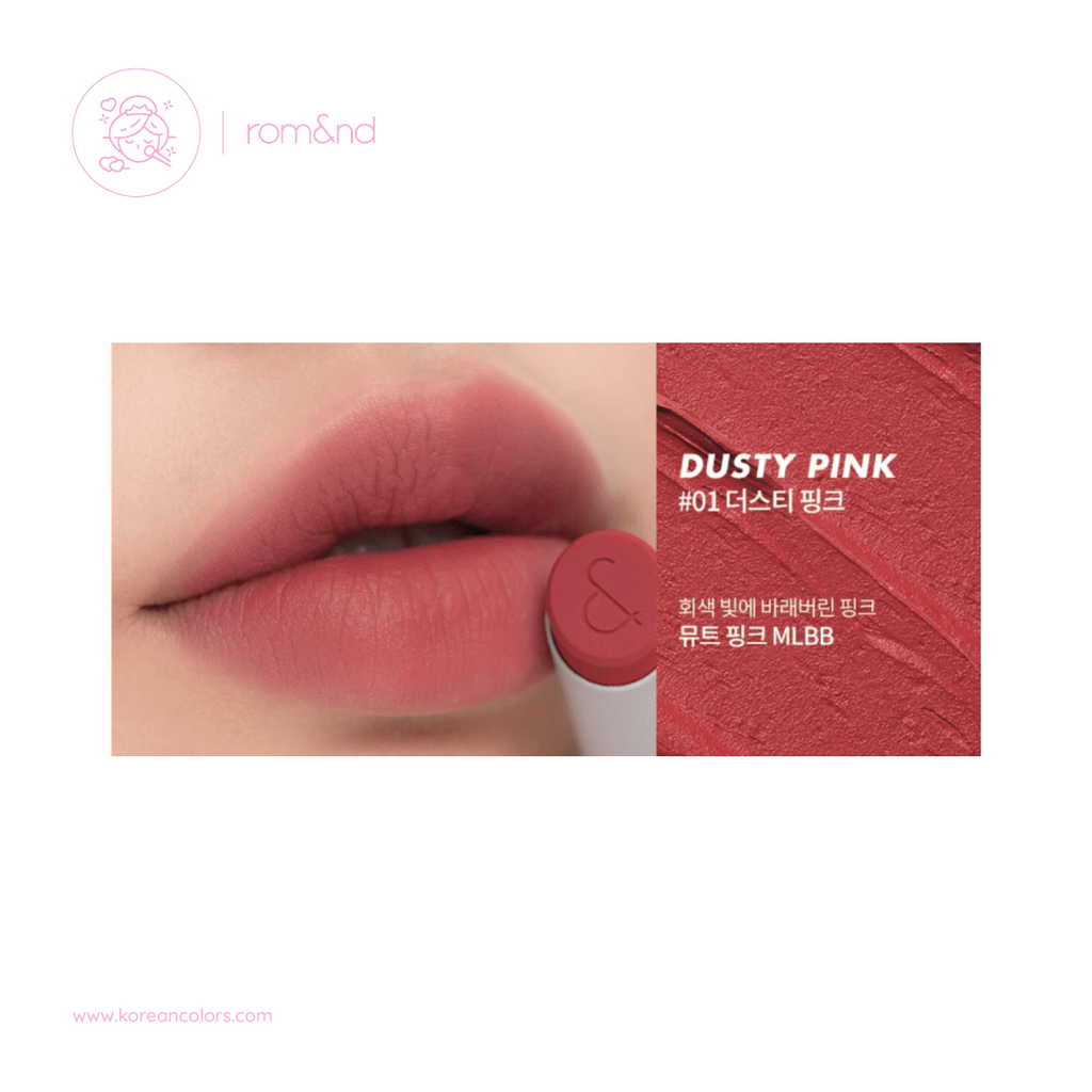 Rom&nd Zero Matte Lipstick Dusty Pink