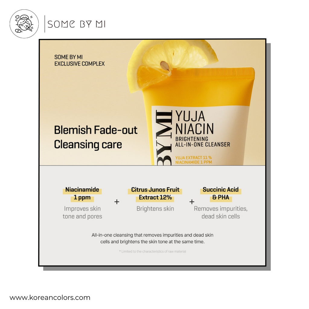 SOME BY MI Yuja Niacin Brightening All in One Cleanser